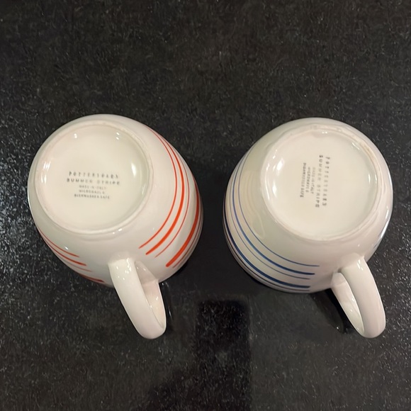 Pottery Barn Summer Stripe Large Cup/ Mug - Set of 2 - Picture 4 of 6